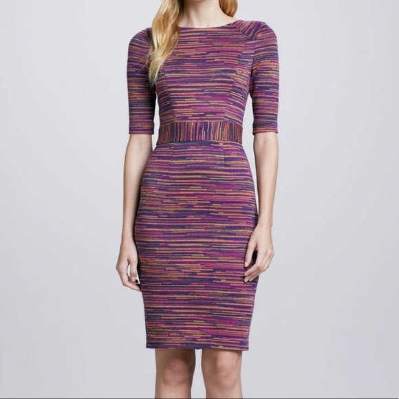 Trina Turk Dresses & Skirts - Trina Turk Ponte Jacquard Monarch in Wineberry